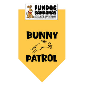 Dog Bandana Bunny Patrol