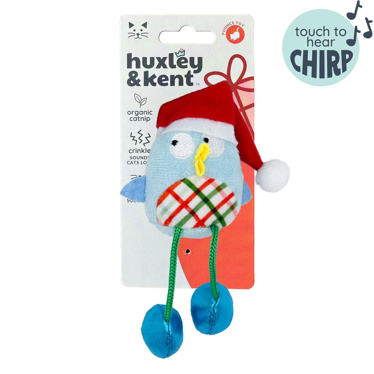 Huxley & Kent - Cat Toy Holiday Bird Chirpy