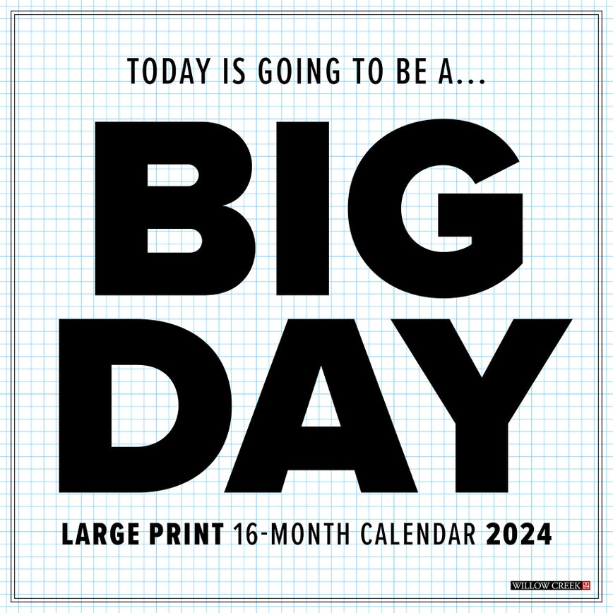 2024 Big Day Wall Calendar