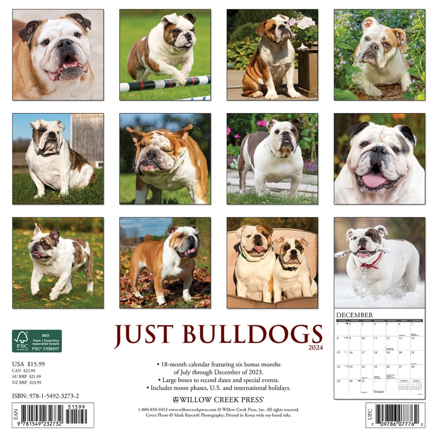 2024 Bulldog Calendar