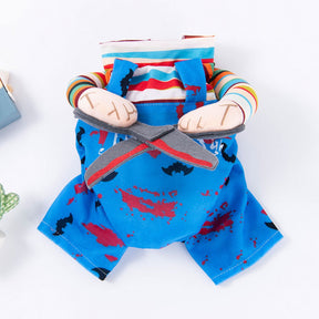 PawPaw Wholesale - Halloween Costume Blue Overalls