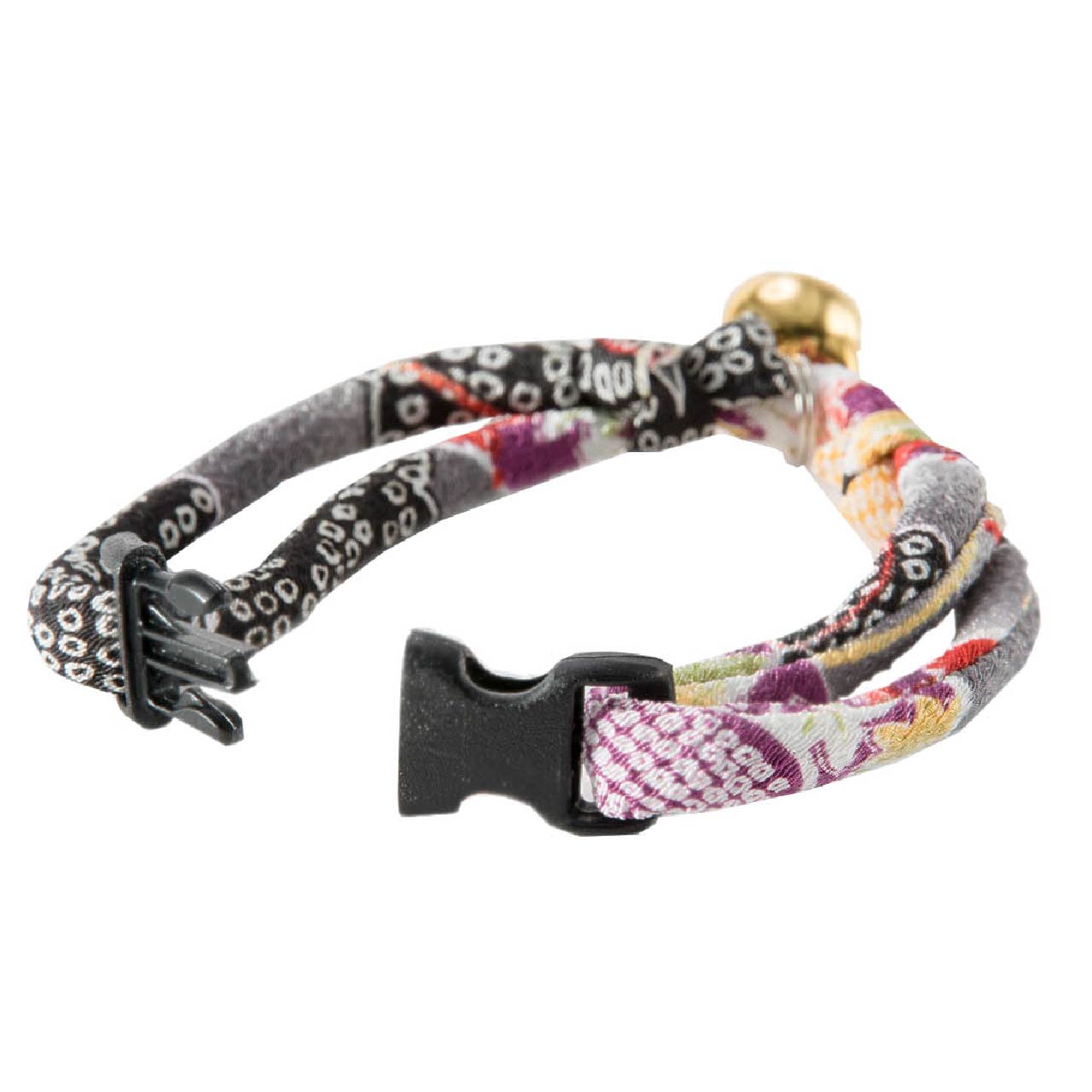 Cat Collar Chirimen Fireworks