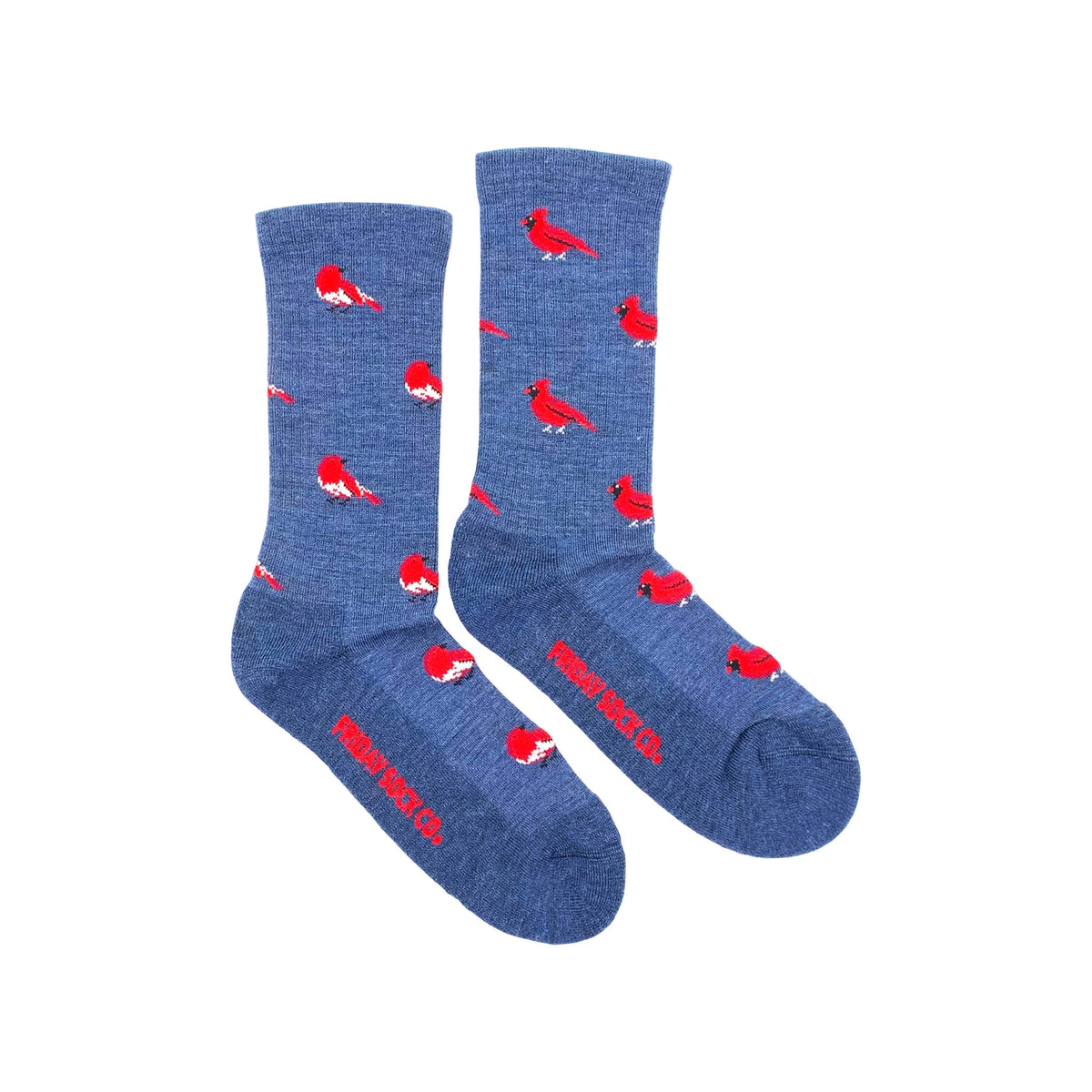 Friday Sock Co. - Women's Socks Cardinal/Robin Mismatched