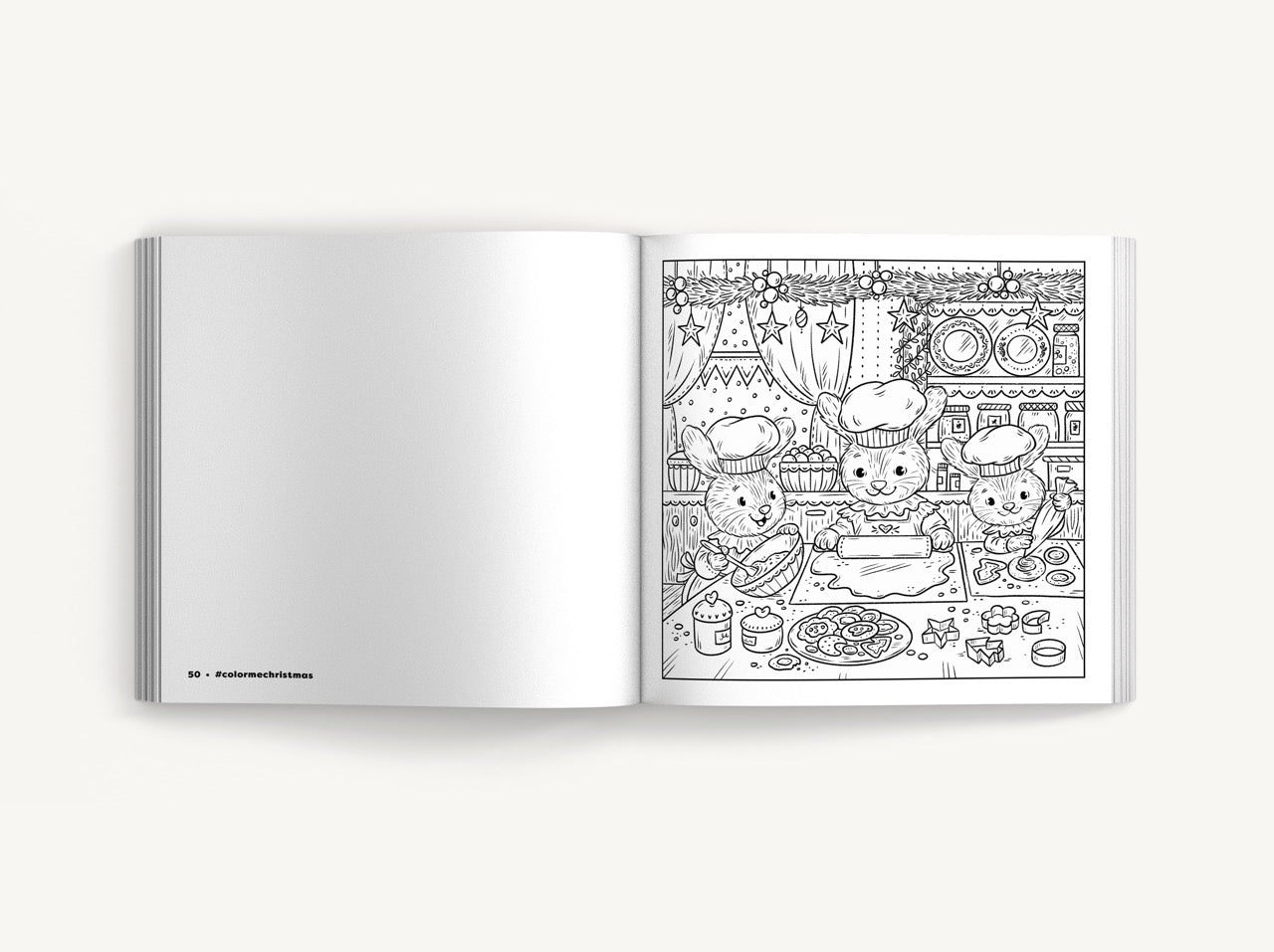 Color Me Christmas (For Kids) 30 Festive Coloring Pages