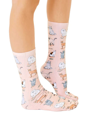 Living Royal - Cat Breeds Crew Socks