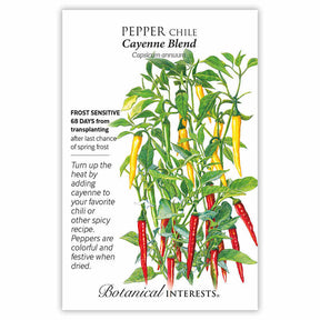 Botanical Interests, Inc. - Cayenne Blend Chile Pepper Seeds