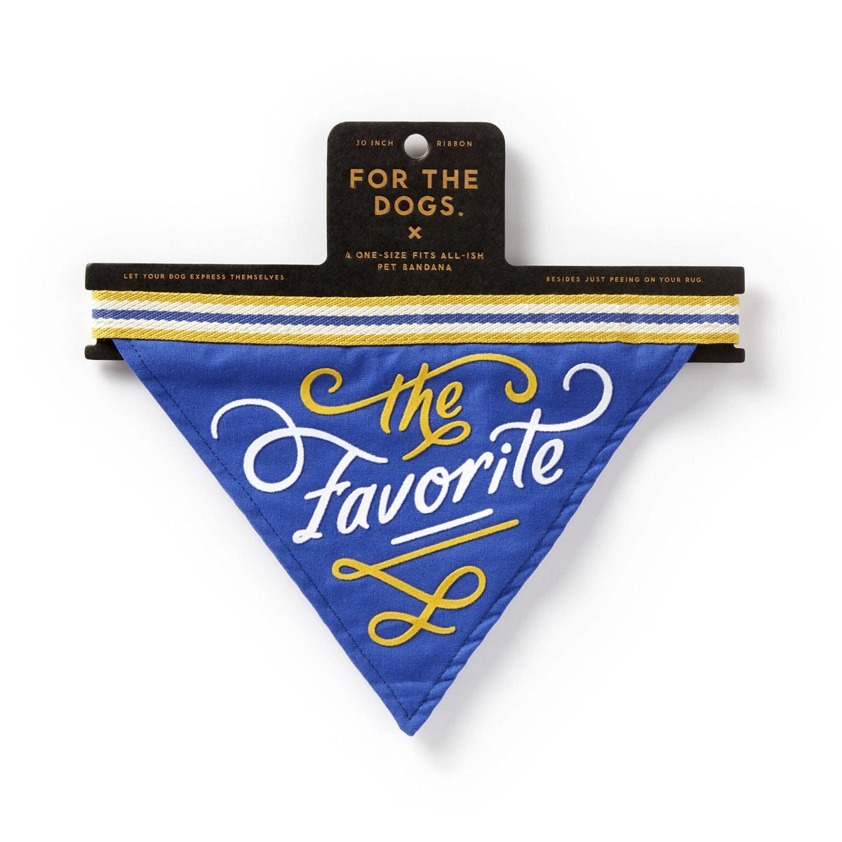 Dog Bandana Brass Monkey The Favorite Dog Blue
