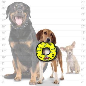 Tuffy Dog Toys - Tuffy JR Ring (Yellow Bone)
