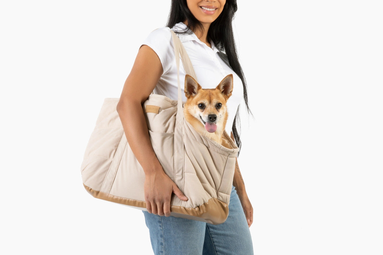 NoblePup - Plush Pup Cordory Carrier