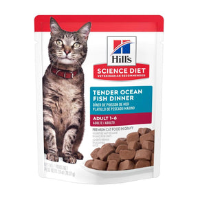 Hill's Science Diet - Adult Tender Ocean Fish Dinner Cat Pouches