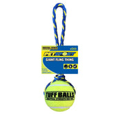 Petsport - Giant Fling Thing - Round Rope With 4" Tuff Ball &Loop Handle