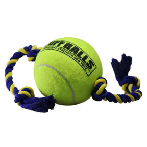 Petsport - Mega Tuff Ball Tug - Knotted 29" Rope With 6" Tuff Ball
