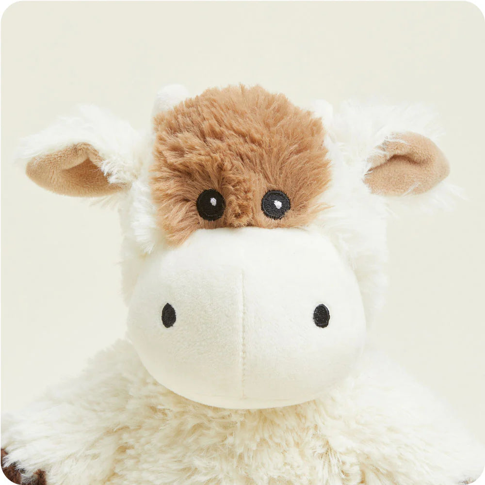 Warmies Cow Brown & White