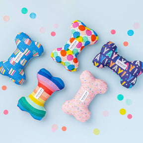 Dog Toy Dog Bone Squeaky Over the Rainbow