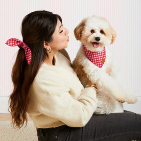 Bandana Raspberry Gingham