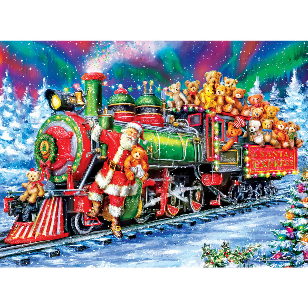 Puzzle Season's Greetings 500 Piece 4 Pack