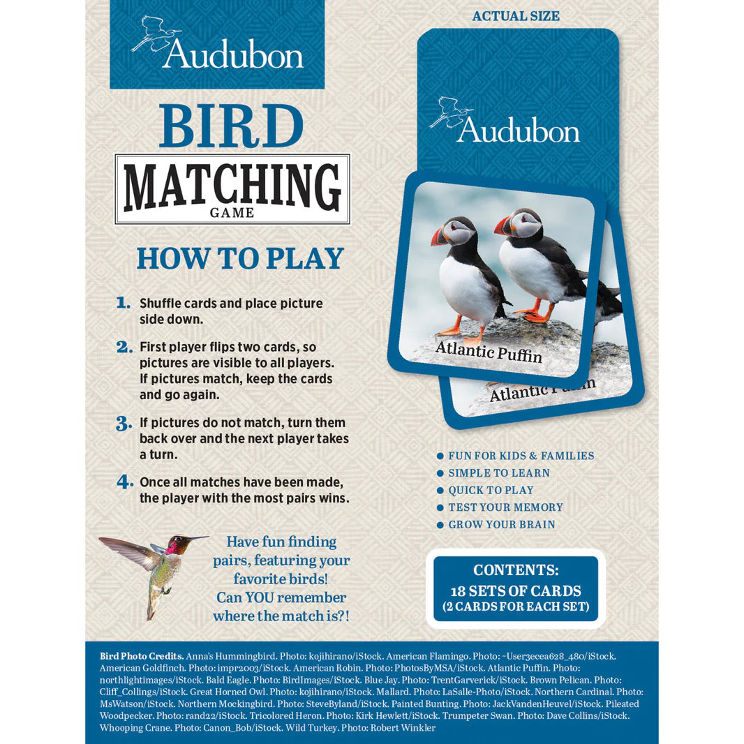 Audubon - Bird Matching Game