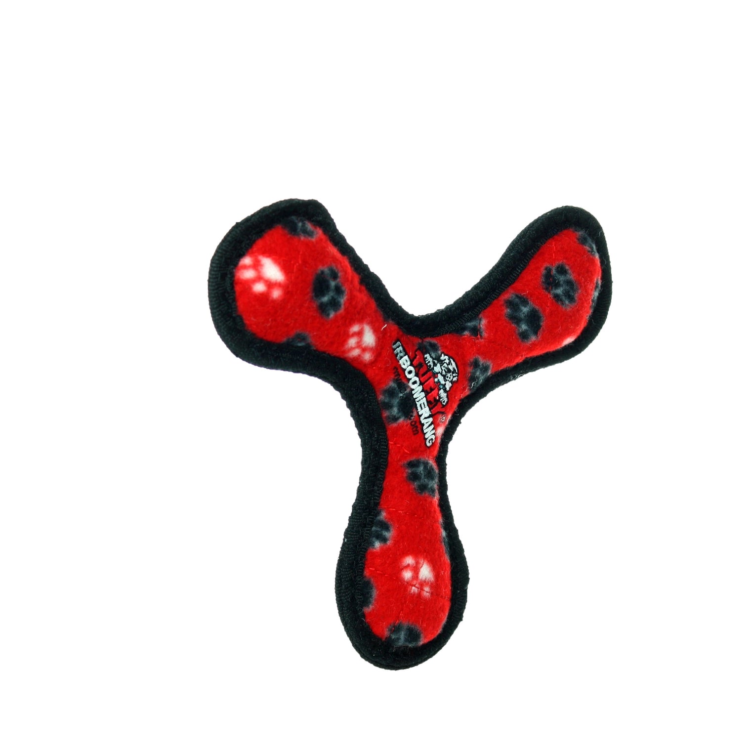 Tuffy Dog Toys - Tuffy Jr Boomerang Red Paw