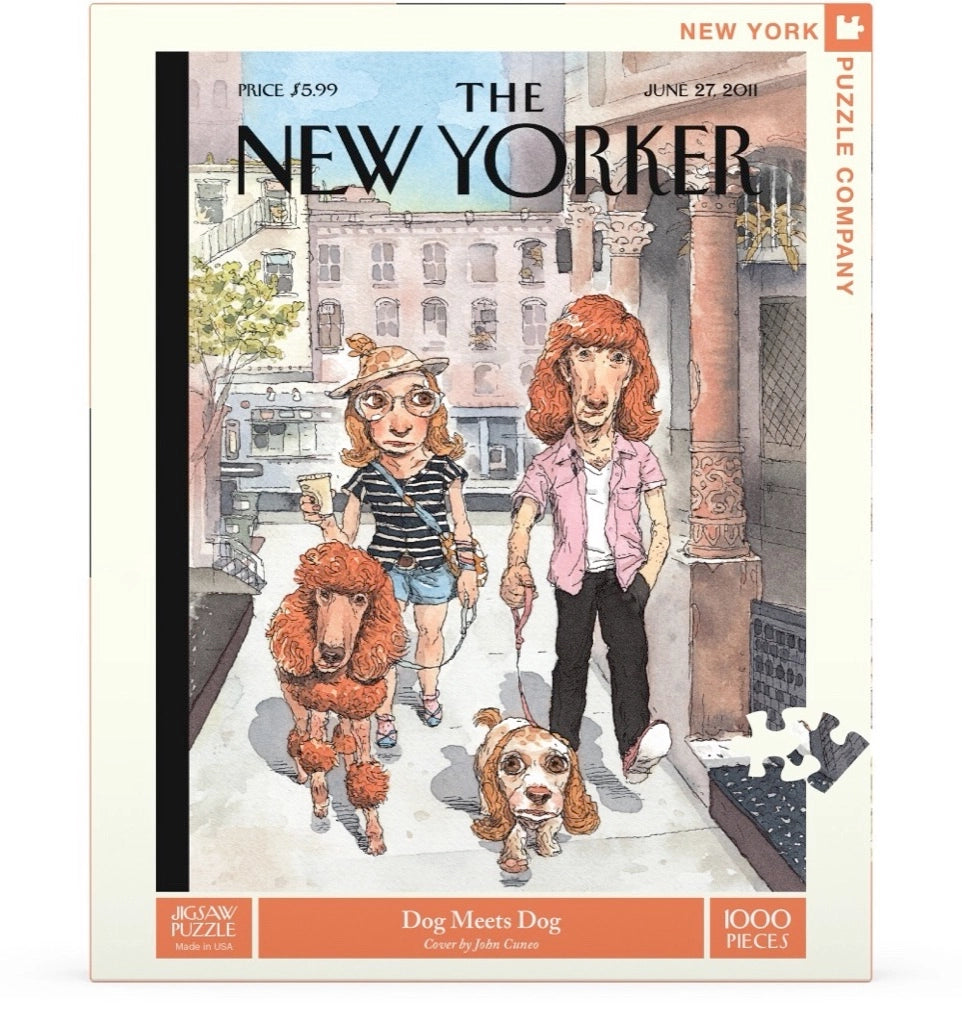 New York Puzzle Co. -  Dog Meets Dog