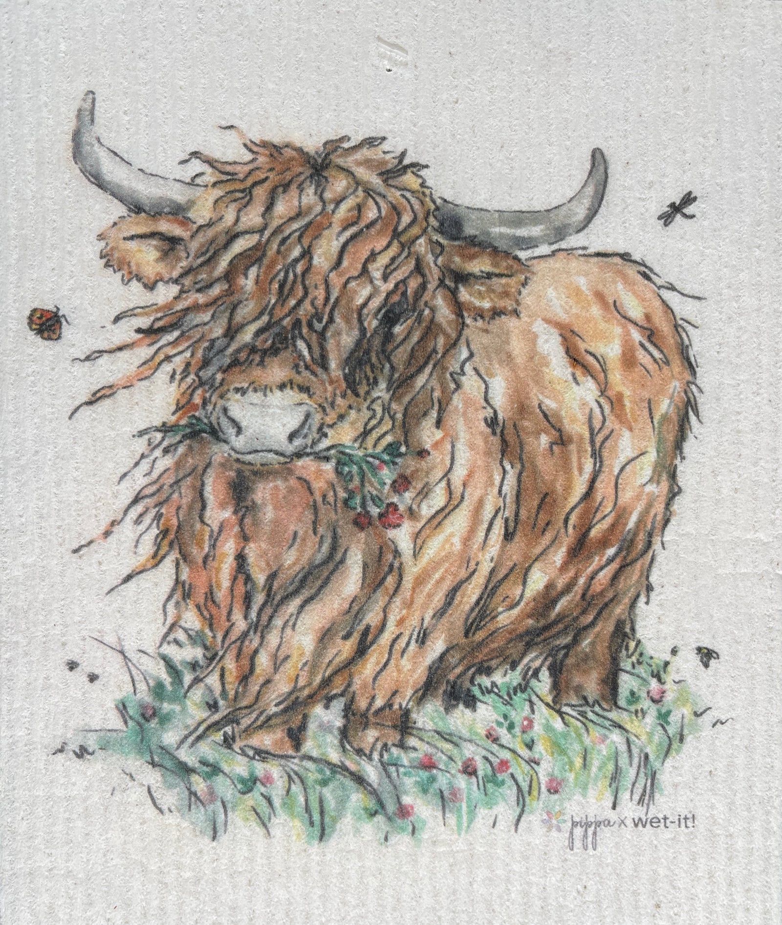 Wet-it! - Country Cow Swedish Cloth