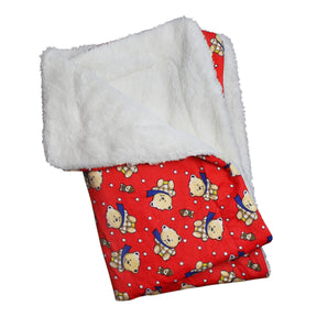 Klippo Blanket Winter Bear Double Layered Flannel Ultra Plush