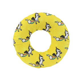 Tuffy Dog Toys - Mighty Ring No Stuffing Unicorn Print
