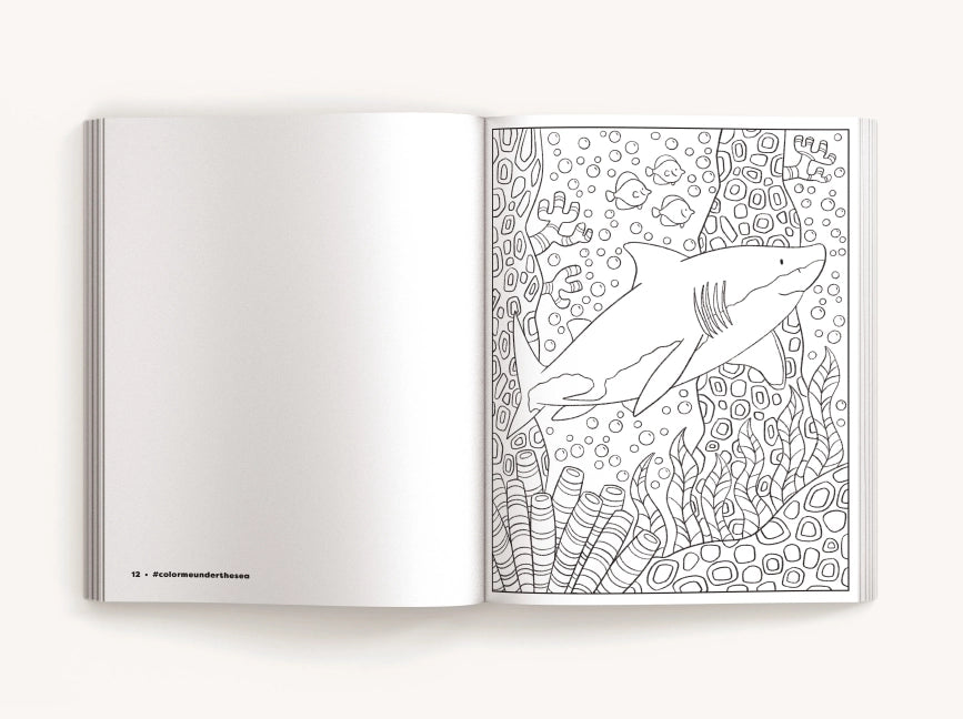 Color Me Under the Sea: An Adorable Adult Coloring Book