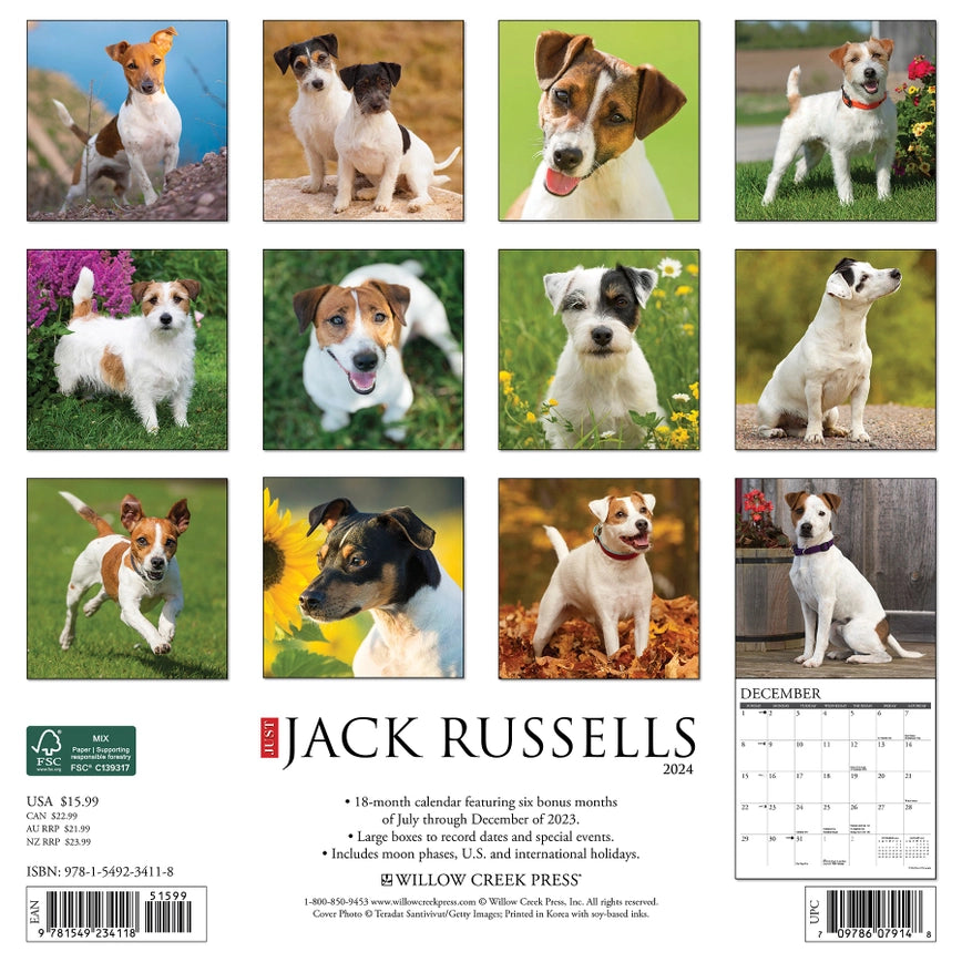 2024 Jack Russells Calendar