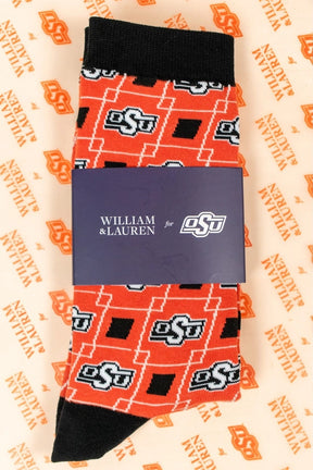 William & Lauren - Socks OSU Logo