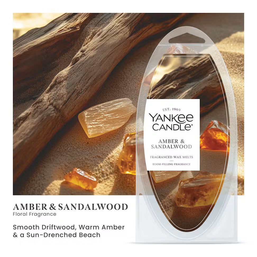 Yankee Candle - Wax Melt Amber & Sandalwood