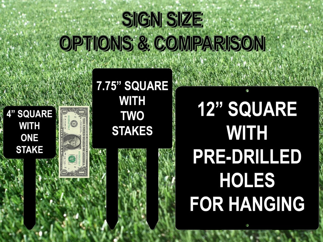 Dog Yard Sign "Poop Happens"