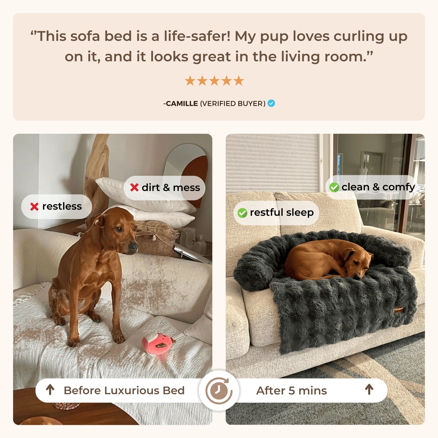 Pelsbarn - Cozy Sofa Bed