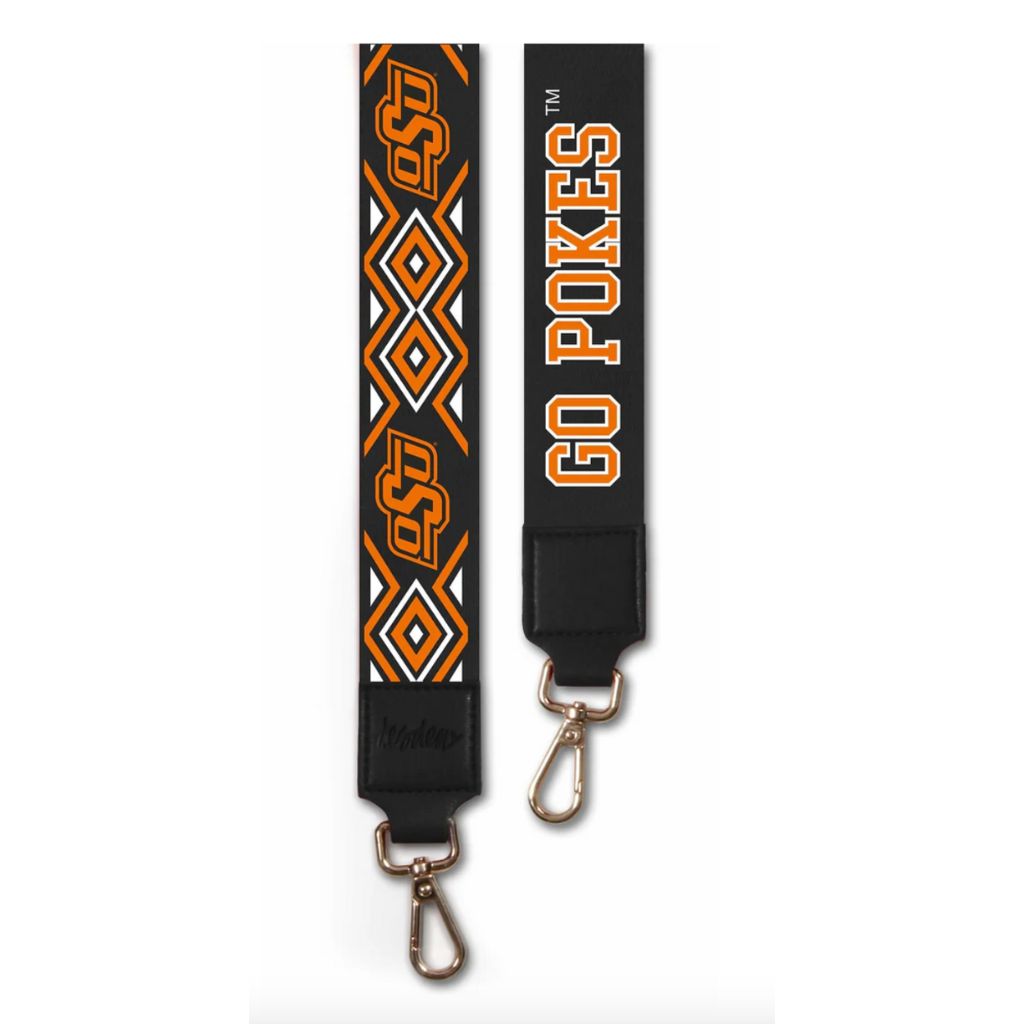 Oklahoma State Printed Purse Strap by Desden