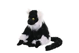 Plush Black & White Lemur by Wild Republic