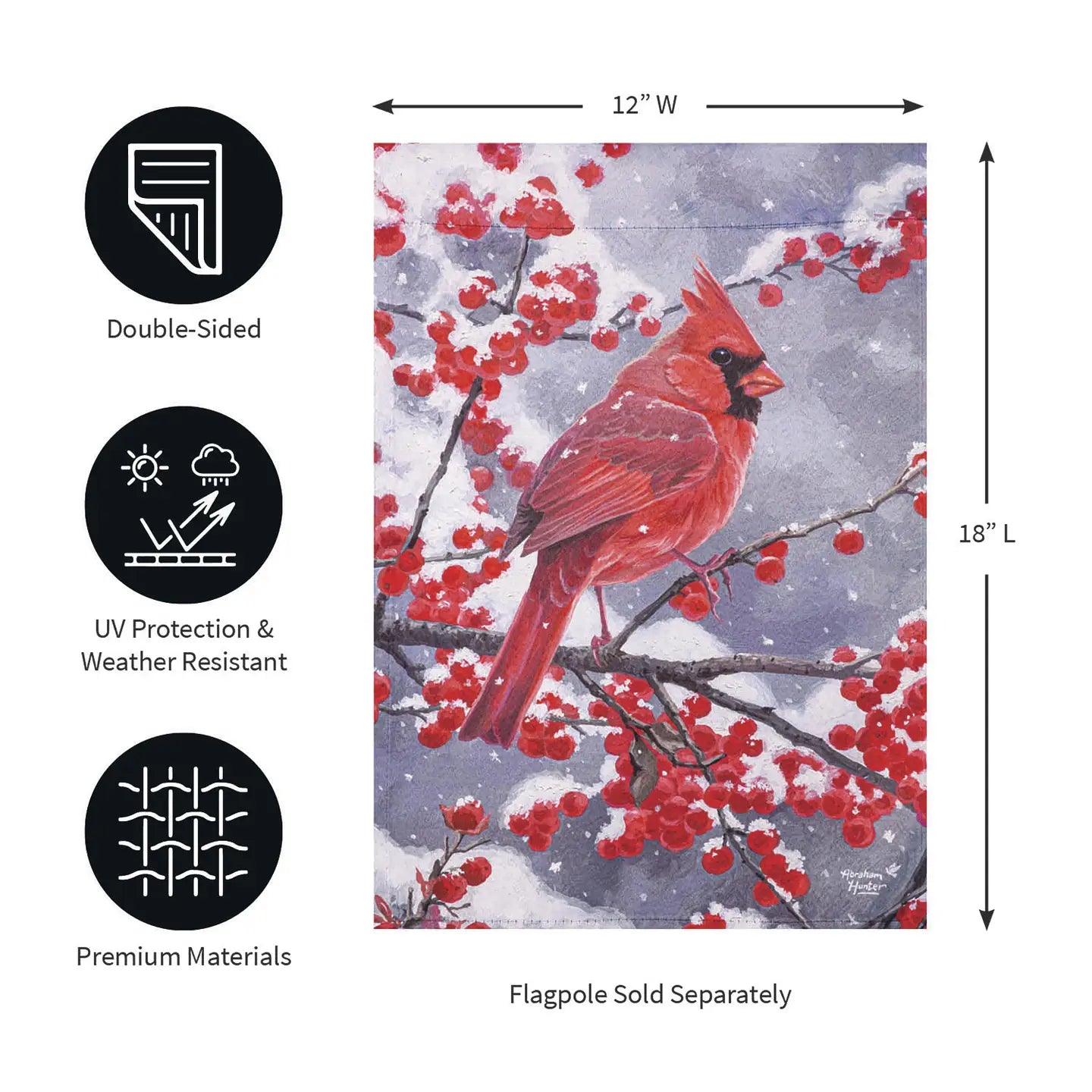 Evergreen Enterprises - Flag Cardinal