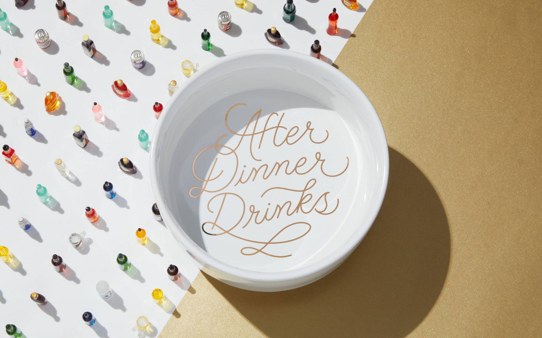 Water Bowl Brass Monkey After Dinner Drinks