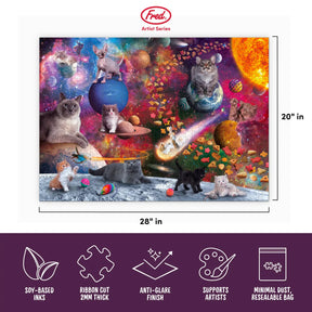 Fred & Friends - Galaxy Cats Puzzle 1000 pc