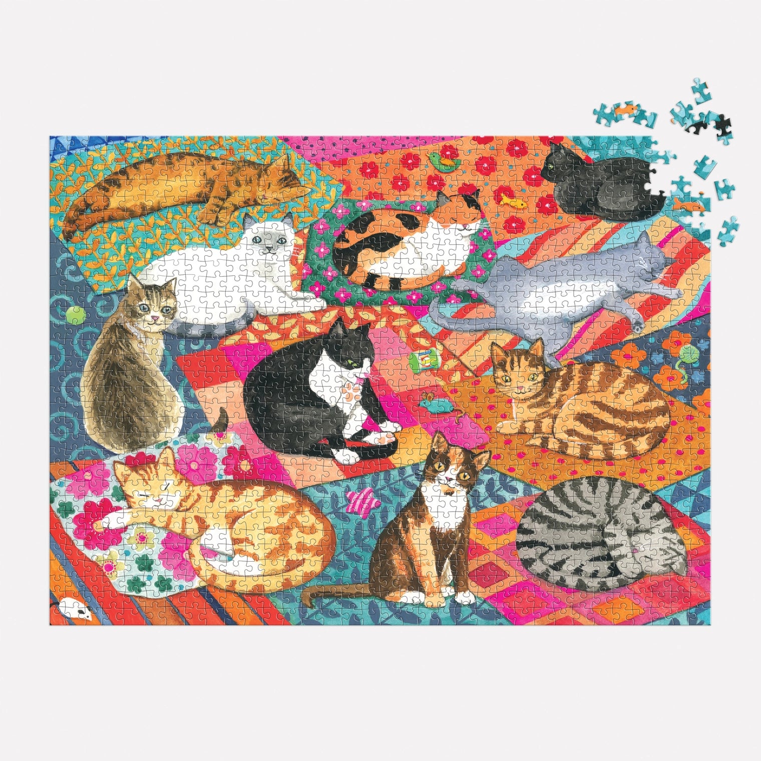 Chronicle-Hachette Book - Puzzle Lounging Cats