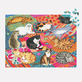 Chronicle-Hachette Book - Puzzle Lounging Cats