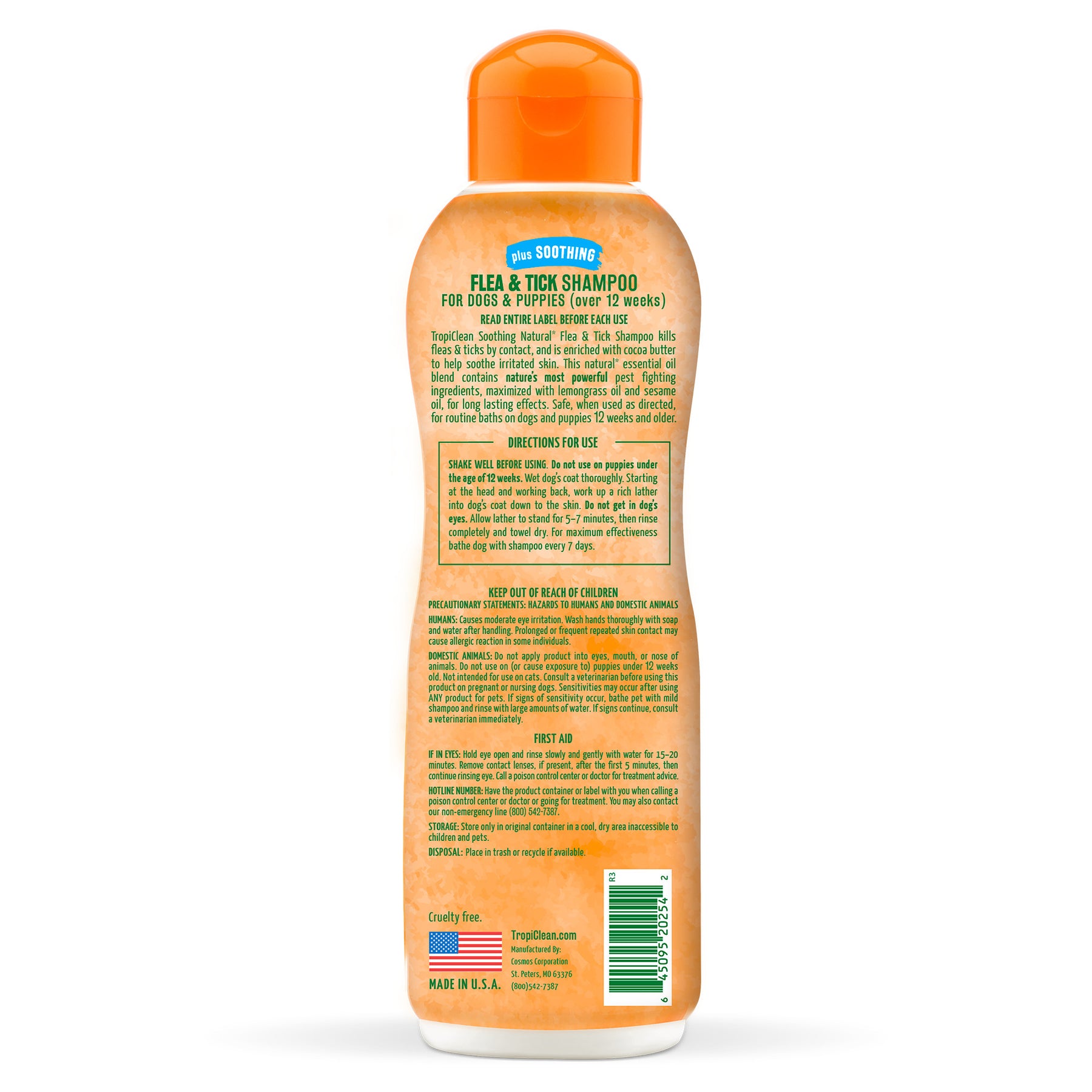 TropiClean - Natural Flea & Tick Soothing Shampoo for Dogs