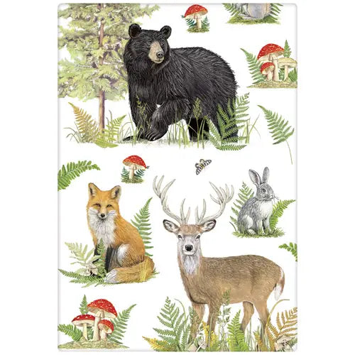 Mary Lake Thompson - Towel Woodland Scatter Flour Sack Towel