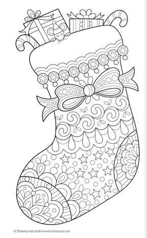 Coloring Book Color Christmas