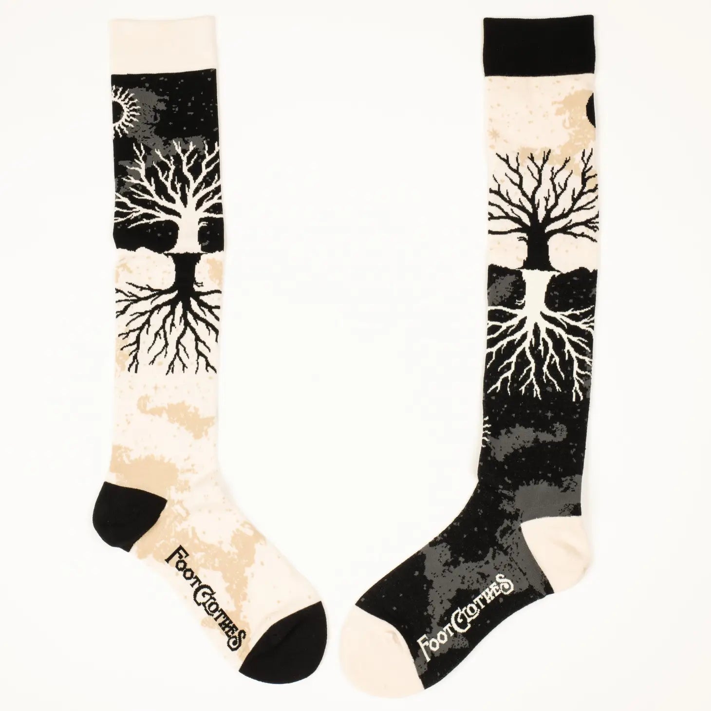 FootClothes LLC - Socks As Above So Below Tree Knee High