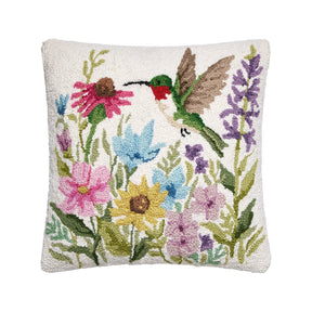 Peking Handicraft - Pillow Hummingbird Wild Flower