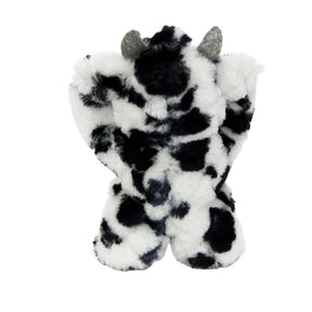Tuffy Dog Toys - Mighty Jr Angry Animals Cow Plush Squeaky Dog Toy