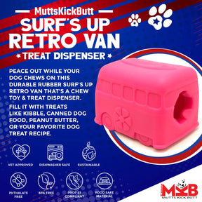 Surfs Up! Retro Van Dog Chew Toy & Treat Dispenser