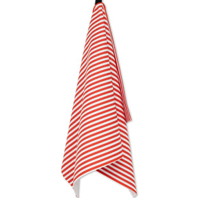 Geometry - Tea Towel Summer Stripe Red