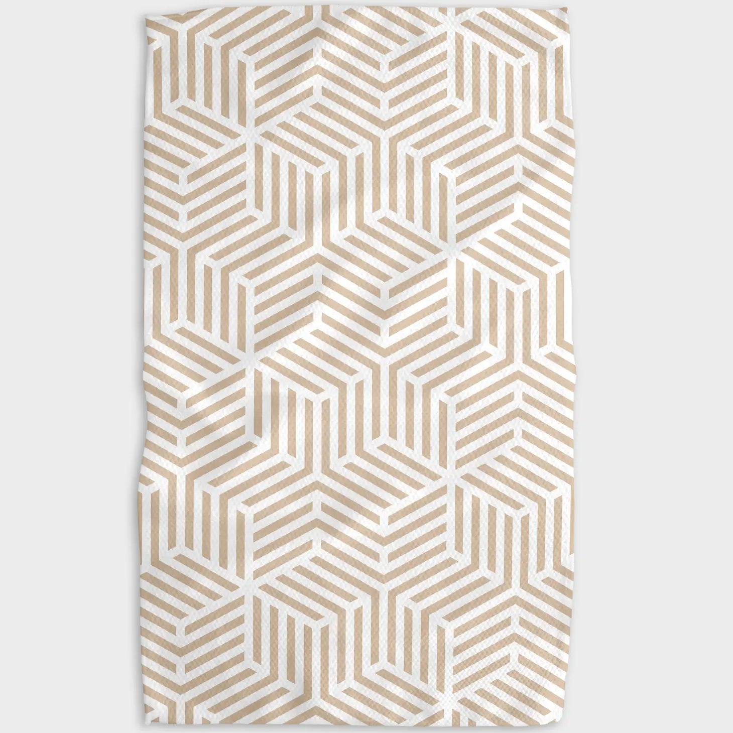 Geometry Tea Towels Geometry - Tea Towel Stacked Cubes