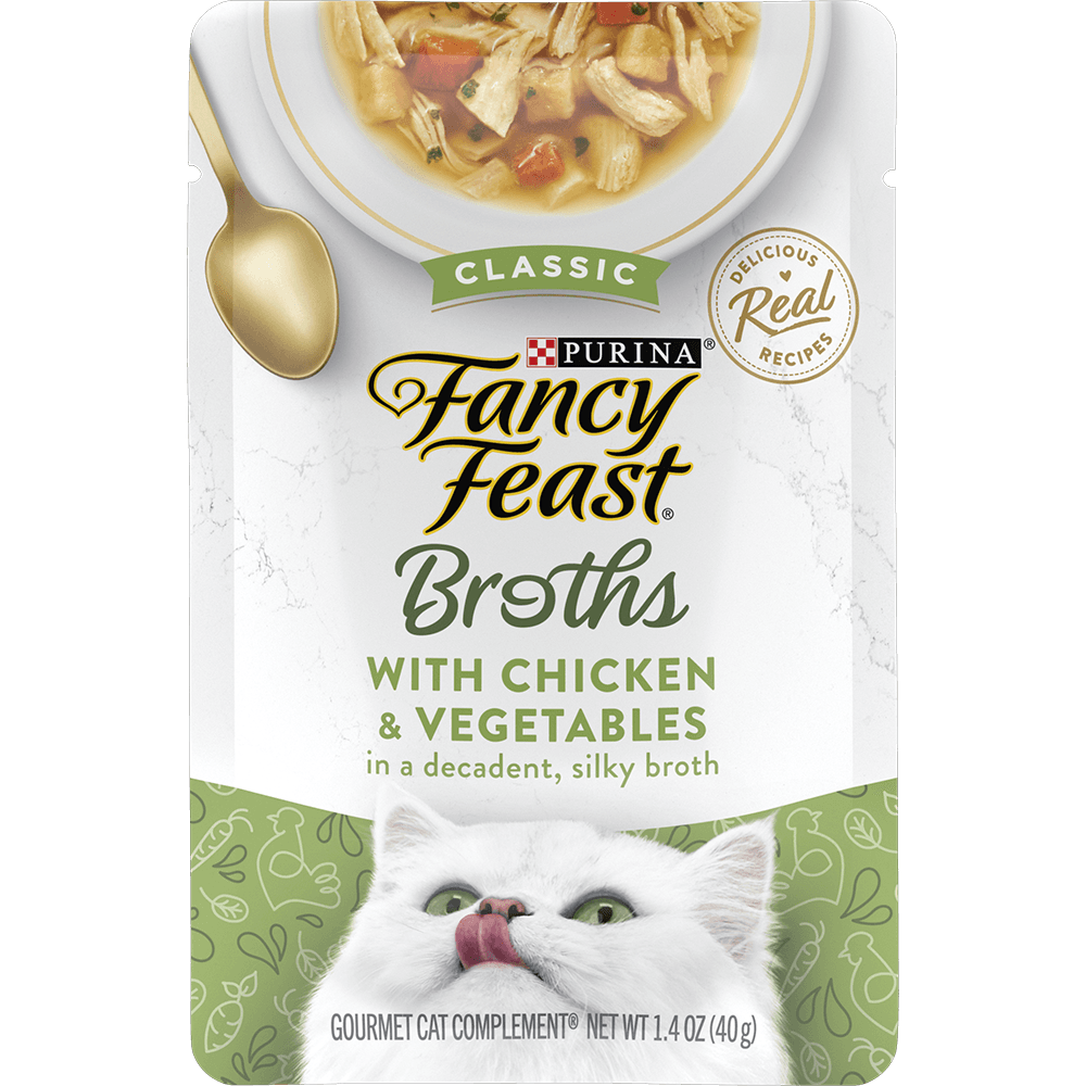 Purina Fancy Feast - Fancy Feast Wet Cat Food with Chicken & Vegetables in Broth