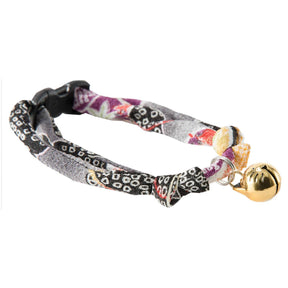 Cat Collar Chirimen Fireworks